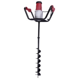 ZERNEIL 1500W Electric Post Hole Digger Machine, 1.6HP Garden Earth Adjustable Auger Digging Drilling with 4" Bit, Earth Auger Drill Garden Tool, Pure Copper Motor and Low Noise