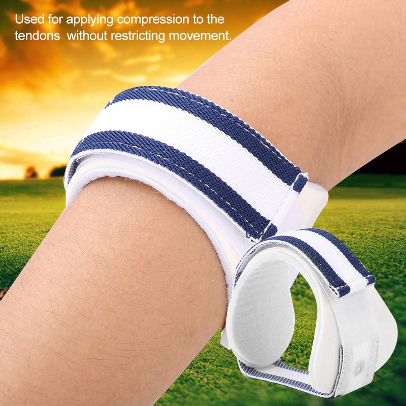 Adjustable Elbow Support Tennis Golfer Epicondylitis Brace Strap Lateral Pain