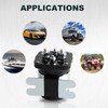 Edicapo Terminal Solenoid Compatible with Mobile Audio 500A 12V Relay