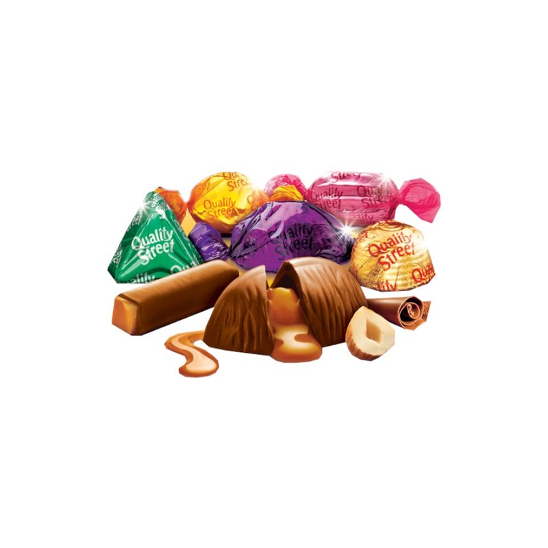 Nestle Quality Street Assorted Chocolate Decorative Metal Tin, 2lb