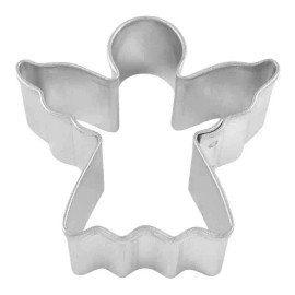 Unbranded Mini Angel 1.5'' Christmas Cookie Cutter Metal