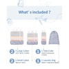 Narwey 6 Set Compression Packing Cubes for Backpack and Suitcases,