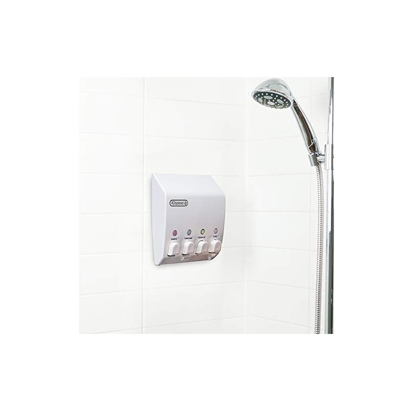 Better Living Products Classic Shower Dispenser 4, Shampoo and Soap