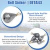 Fishing Weights Bass Casting Sinker Weights Lead Bell Sinkers Drop