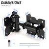 Dreamxiang Non-Weld Self Closing Gate Hinges Adjustable Heavy Duty Hardware