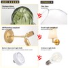 Shenmoyl Vintage Battery Operated Wall Sconces Set of Two, Rechargeable