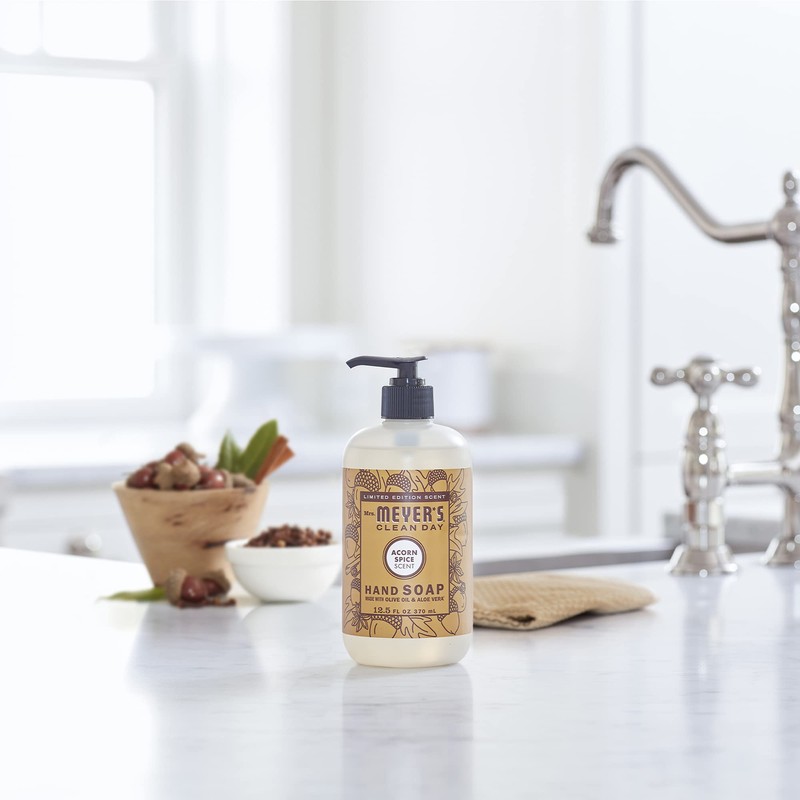 MRS. MEYER'S CLEAN DAY Hand Soap, Made with Essential Oils,