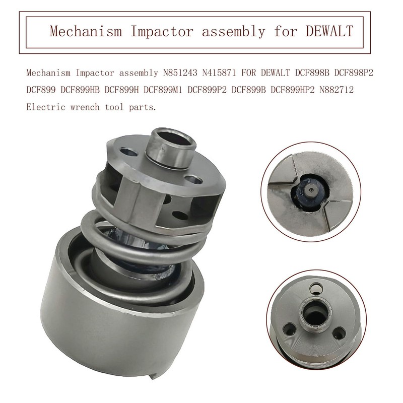 N851243 N415871 Mechanism Impactor assembly for DEWALT DCF899 DCF899HB DCF899H