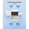 TROND 2 Pack Multi Plug Outlet Extender, Wall Outlet Splitter