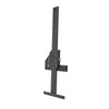 Multifunction Woodworking Ruler Aluminum Alloy T Shaped Black Measuring Marking