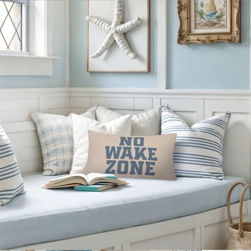 XYDEG Coastal Beach Room Decor 12x20 Pillow Cover, Lake House