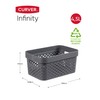 Curver Infinity Dots Set of 4 Rectangular 100% Recycled Small