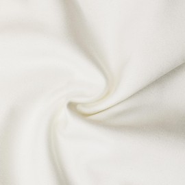 16.5 Inch Ribbon Twirl Embroidery Round Placemats Set of 4, Scalloped Round Table Mats for Party Kitchen Dining Decoration, Gold