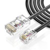 Vthahaby Telephone line(3 Pack) RJ45 to RJ11 Adapter Converter Cable