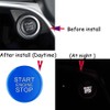Angelguoguo Blue ABS Car Engine Start Stop Switch Button Cover