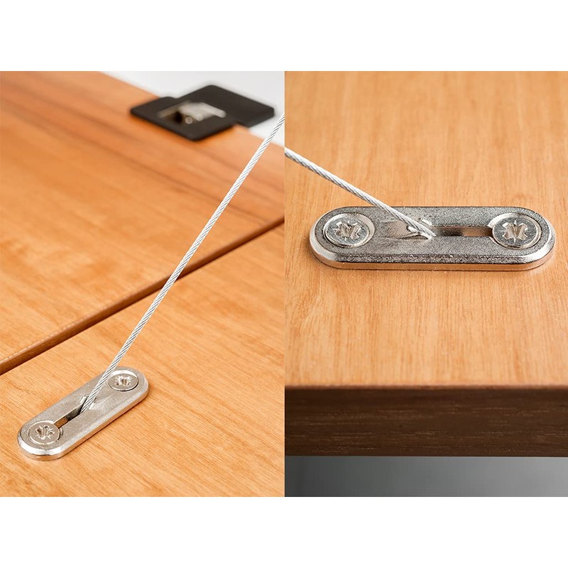 Emuca - Mechanism for Swing Doors Miniwinch with Cover, 10