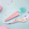 Ice Scoop Ice Cream Spoon Made of Food-Grade Plastic (Pink)