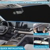 TOPINSTALL Thick Foldable Sunshade Compatible with 2021-2026 Toyota Sienna Accessories,