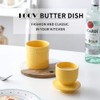 KOOV Ceramic Butter Crock, Butter Keeper for Counter, French Butter