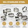 SECKWHALE 50 Pack 1/2 Inch PEX Cinch Clamps, 304 Stainless