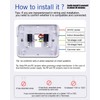 Aowel Non Programmable Thermostat for Home 1 Heat/ 1 Cool