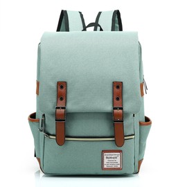 UGRACE Slim Business Laptop Backpack Elegant Casual Daypacks Outdoor Sports Rucksack School Shoulder Bag for Men Women, Tear Resistant Unique Travelling Backpack Fits up to 15.6Inch Laptop in Green