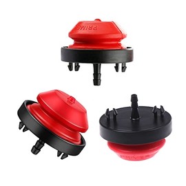 Wanotine 570682A Snowblower Primer Bulb Fits Tecumseh AV520 HMSK100 HMSK105 HMSK110, for MTD Troy-Bilt Craftsman Ryobi Yard Machines Lawn-Boy Snowthrower 951-10639A 951-10639 & 751-10639 (3 Packs)