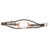 for Xiaomi Mi Band 7 Leather Strap Metal Snap Retro