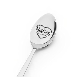 Graduation Birthday Gifts for Sister from Sisters Engraved Spoon Gifts for Sis Sister Long Distance Gifts Spoon for Sister Wedding Gifts for Sister Coffee Tea Spoons for Coffee Tea Ice Cream Lovers