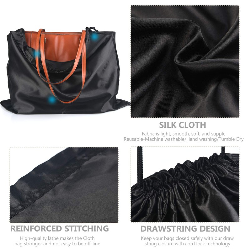 PlasMaller Dust Cover Storage Bags Silk Cloth with Drawstring Pouch