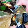 2 Pack Waterproof Lighter Outdoor Windproof Torch Lighters Dual Arc