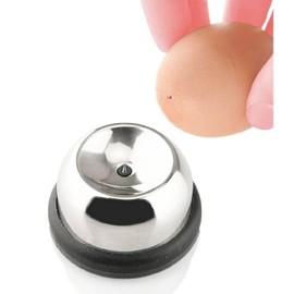 1 Pack Egg Opener Tool Egg Hole Puncher,Boiled Eggs Piercer Carded Egg Piercer for Raw Eggs,Hard Boiled Egg Peeler, Egg Pricker to Get a Good Hard Boiled Egg(Black）