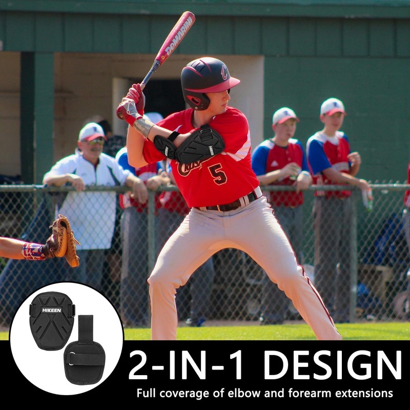 Hikeen Baseball Elbow Guard,Elbow Pads for Softball & Baseball Batting