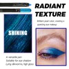 Blue Glitter Eyeshadow Pencil, Shimmering Bright Blue Eye Shadow Stick,