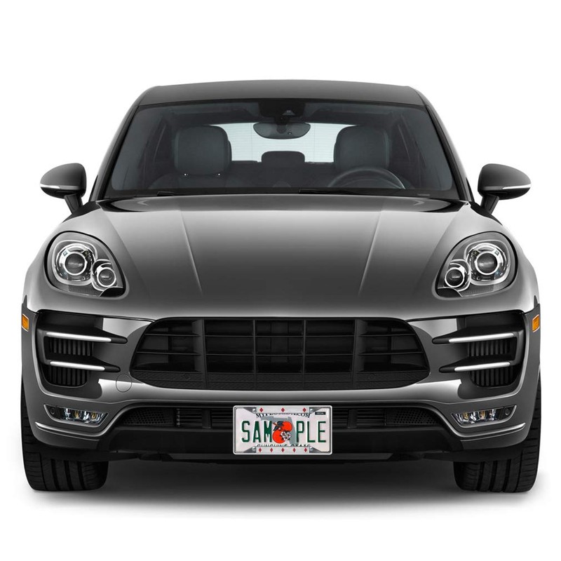 Fastasticdeals Metal Insert License Plate Frame Diamond Poker Weatherproof Car