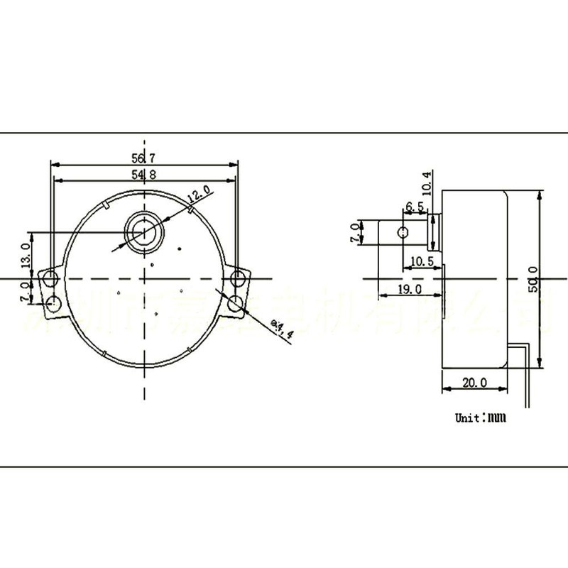 Akozon 220-240V AC Synchronous Motor, 1Pc Gear Motor 4W CW/CCW,