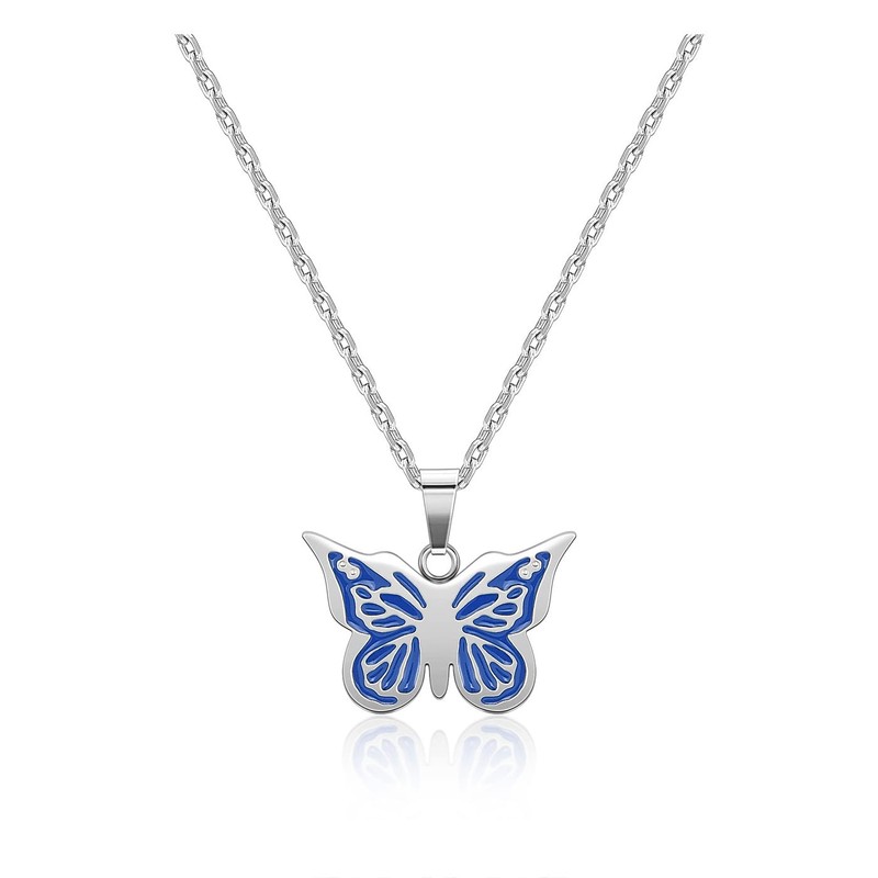 PiercingJak Cremation Jewelry Urn Necklace for Ashes Butterfly Cremation Keepsake