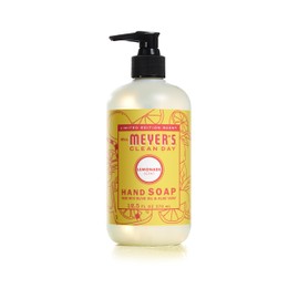 Mrs. MEYER'S CLEAN DAY Liquid Hand Soap, Cruelty Free, Hand Wash Formula Made with Essential Oils, Limited Edition Lemonade Scent, 12.5 oz Bottle