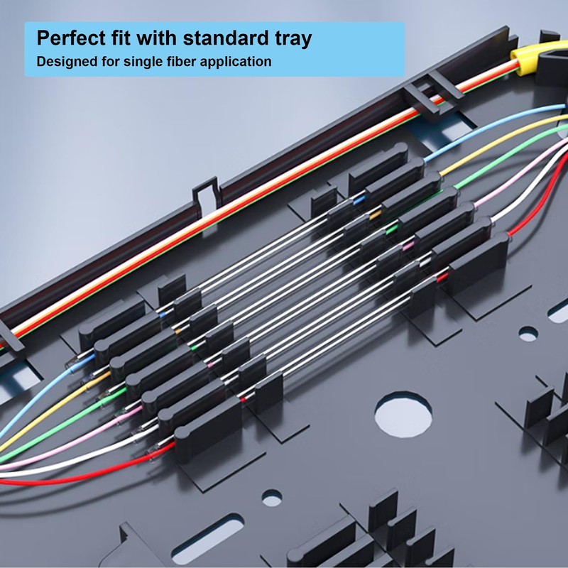 Premium Fiber Optic Fusion Splicing Sleeves Protector Adapter Heat Shrink