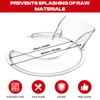 Pouring Shield for KitchenAid Mixer & Splash Guard Attachment -