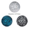 Kunjocy 6 bolas decorativas de vidrio de 2.4 pulgadas, esferas