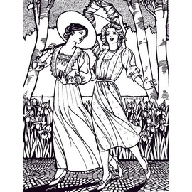 Folkwear #220 English Garden Party Dress Sewing (Pattern Only) folkwear220