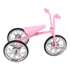 Pink Look Toy Tricycle Model Simulated Design Tricycle Ornament Wear