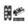 DEWIN Three-phase Rectifier Bridge, Three/3‑Phase Diode Bridge Rectifier 150A MDS150A