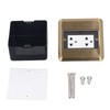 Floor Electrical Outlet Multifunctional Stainless Steel Recessed Concealed Pop Up