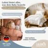Laleni Premium fitted sheets for bassinets, rectangular, breathable, 100% cotton