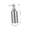 WOONEKY Airless Pump Bottles Travel Containers 250ml Anti-Leak Sub Bottles