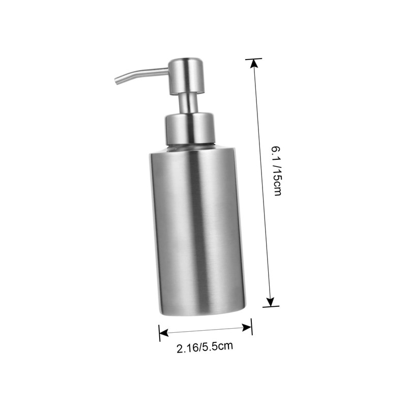 WOONEKY Airless Pump Bottles Travel Containers 250ml Anti-Leak Sub Bottles