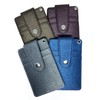 [Feel] Commuter Pass Case with Strap, Compatible with 3 Cards,