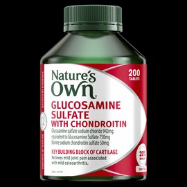 Nature's Own Buy Natures Own Glucosamine Sulfate With Chondroitin 200 Tablets Online | Chempro Chemists